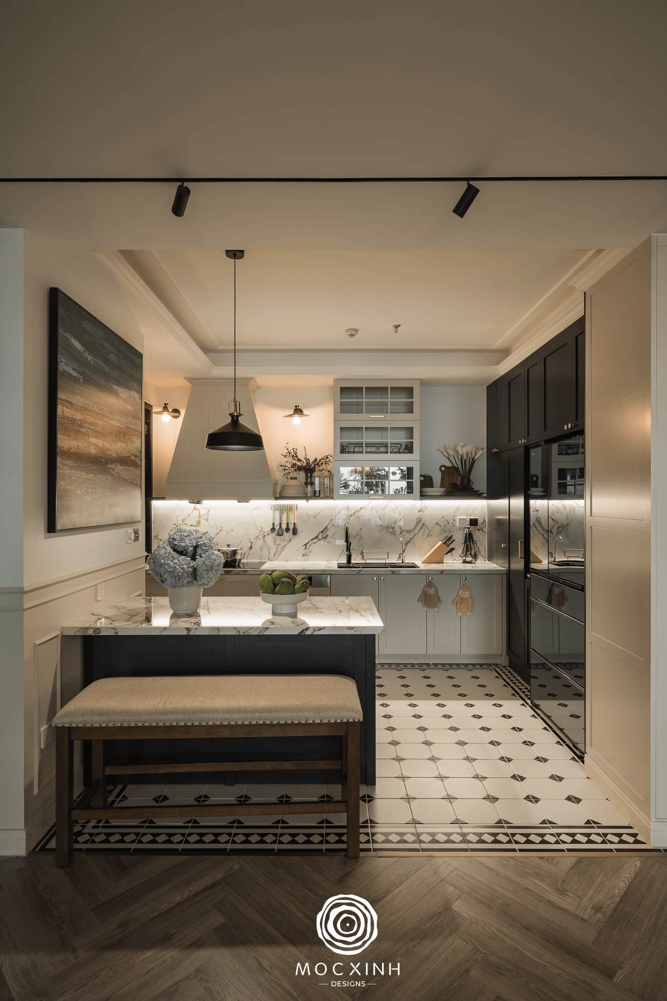 thi công căn hộ Royal City 150m2